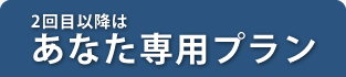 2回目以降はあなた専用プラン